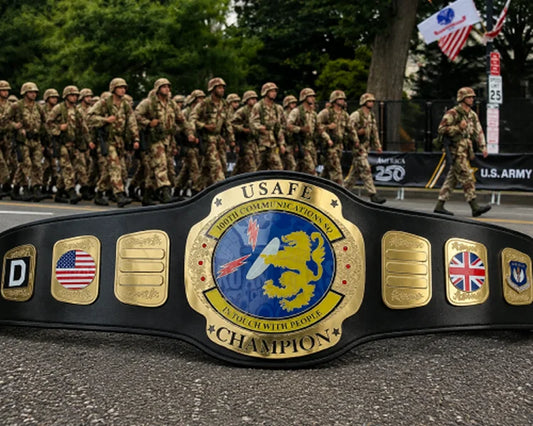 USAF championship belt front view