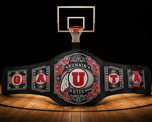 Runnin' Utes Basketball Championship Award front view