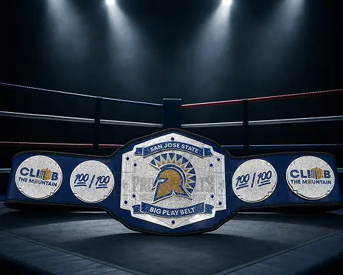 San Jose State Big Play Championship Belt front view