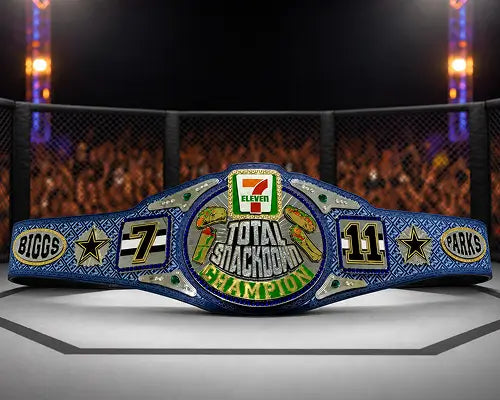 7 Eleven Dallas Cowboys Total Smackdown Champion front view
