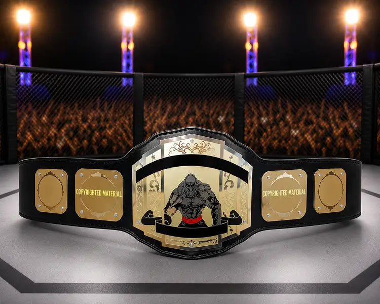 Unstoppable Economy Championship Belt front view