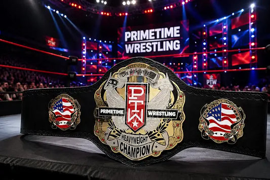 Primetime Wrestling Championship Belt front view