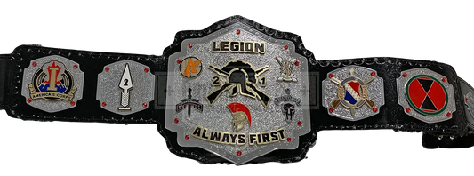 Legion Always First Custom Belt front view