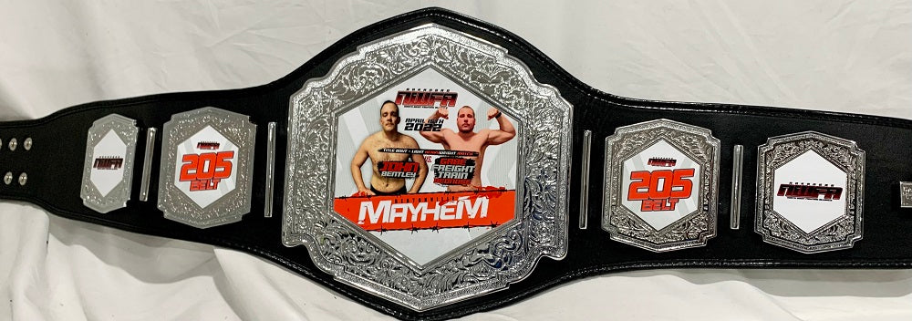 Vicious DC Silver Heavy Championship Belt