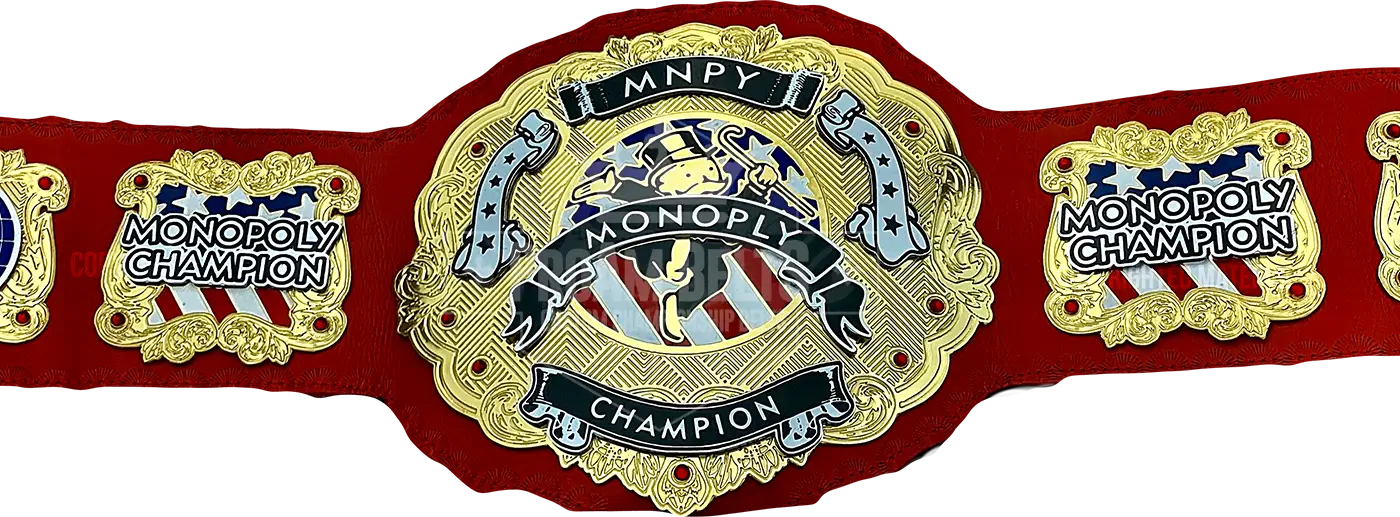 Monopoly Tournament Mnpy championship Belt front view