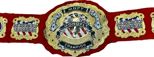 Monopoly Tournament Mnpy championship Belt front view