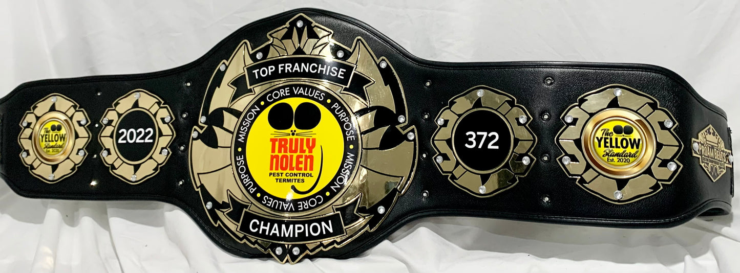 Zeus Gold Championship Belt