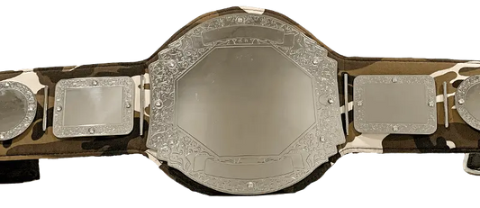 Prophet Camouflage Chrome Championship Belt front view