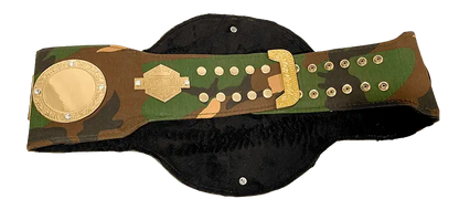 Prophet Camouflage Gold Championship Belt customized example