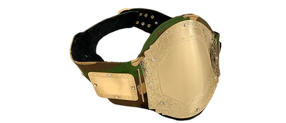 Prophet Camouflage Gold Championship Belt customized example