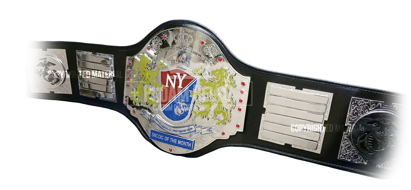 Recruiting Station New York Championship Belt front view