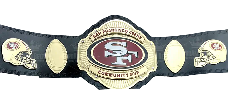San Francisco 49ers Community MVP Championship Belt front view