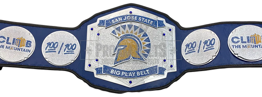 San Jose State Big Play Championship Belt front view