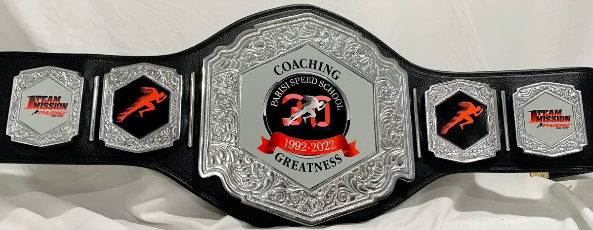 Vicious DC Silver Heavy Championship Belt