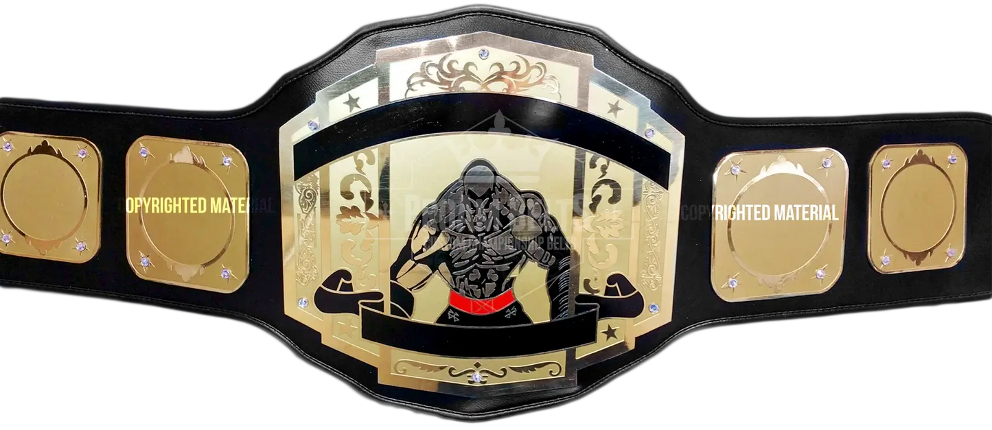 Unstoppable Economy Championship Belt front view