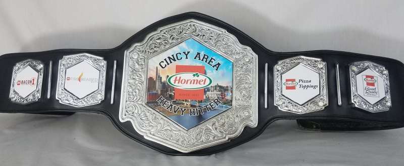 Vicious DC Silver Heavy Championship Belt