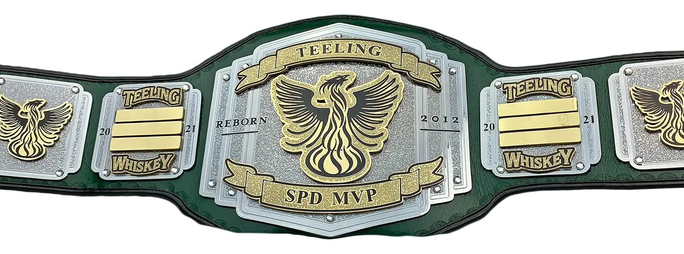 Teeling Whiskey SPD MVP Award front view