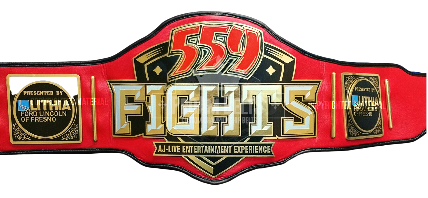 559 Fights Custom Championship Belt
