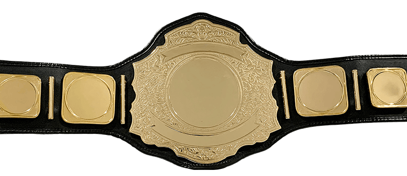 Emperor DC HEAVY Gold Championship Belt | ProAmBelts