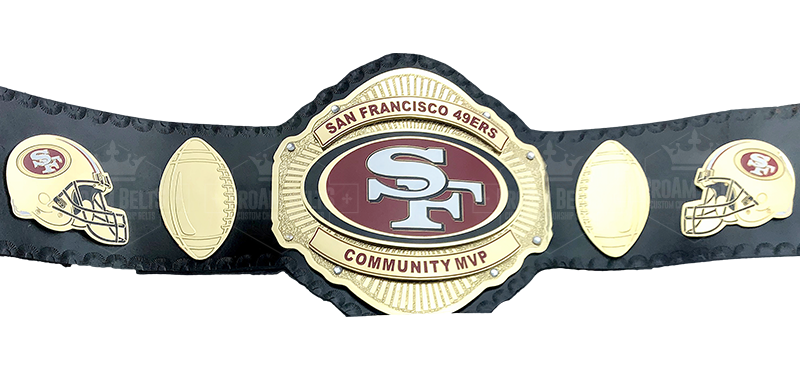 San Francisco 49ers Community MVP Championship Belt