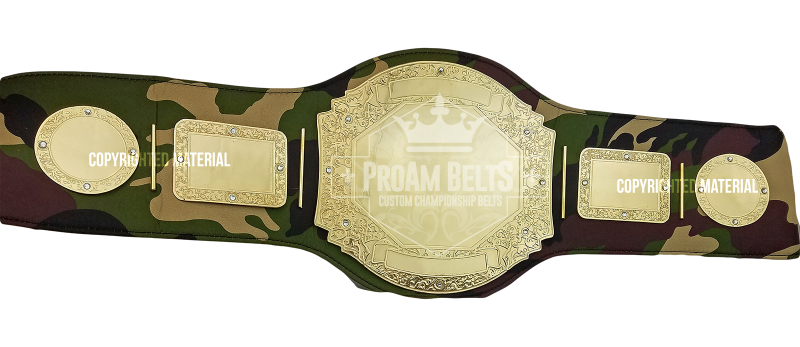 Prophet Camouflage Gold Championship Belt