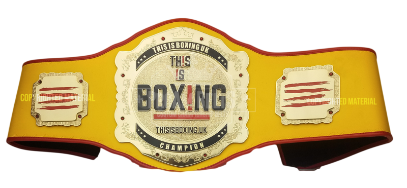 UK Boxing Championship Title Belt