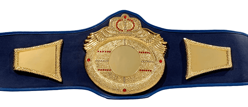 Victory Heavy DC Blue  Championship Belt