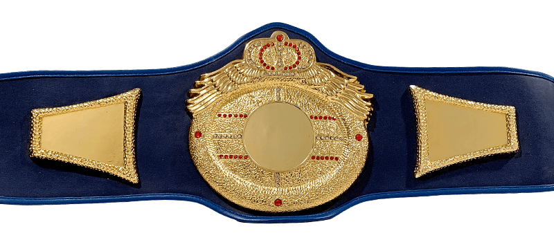 Victory Heavy DC Blue  Championship Belt