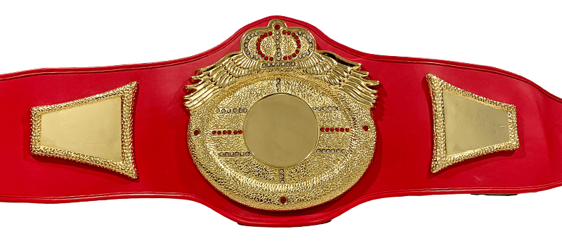 Victory Heavy DC Red Championship Belt